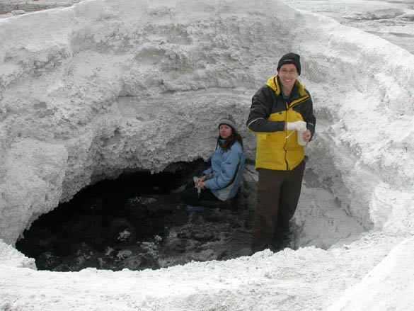 La source de Lost Hammer sur l’île Axel Heiberg