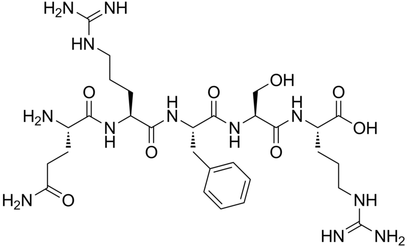 Structure chimique de l'opiorphine