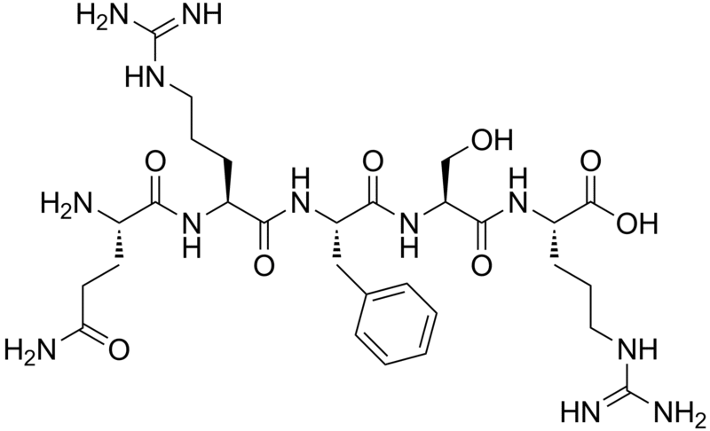 Structure chimique de l'opiorphine 