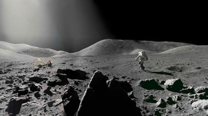 Eugene Cernan - Apollo 17 - credit: NASA
