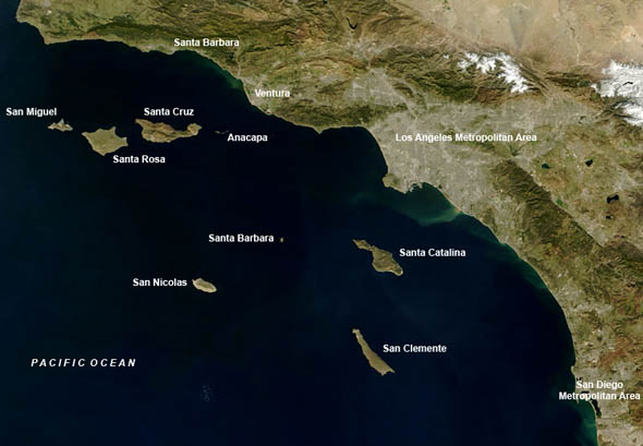 îles du North Channel en Californie