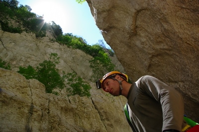 Thomas Pesquet en stage de survie pour sa formation d'astronaute - Credits: ESA - V. Crobu, 2010