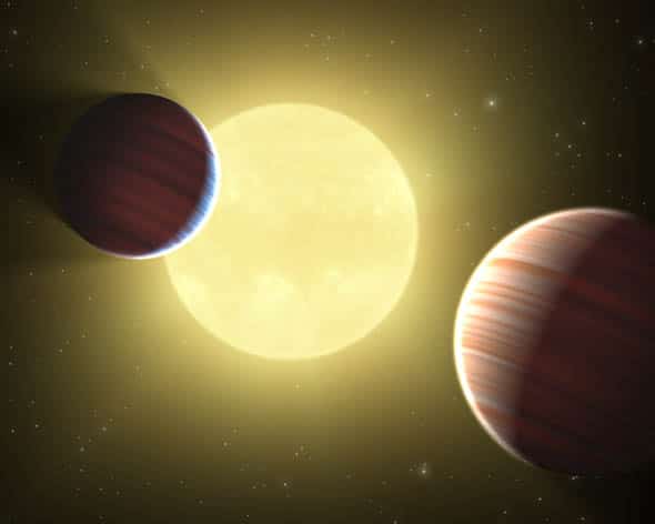 Kepler-9b et Kepler-9c
