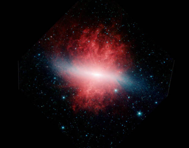 Galaxie M82 - Credit: NASA/JPL-Caltech