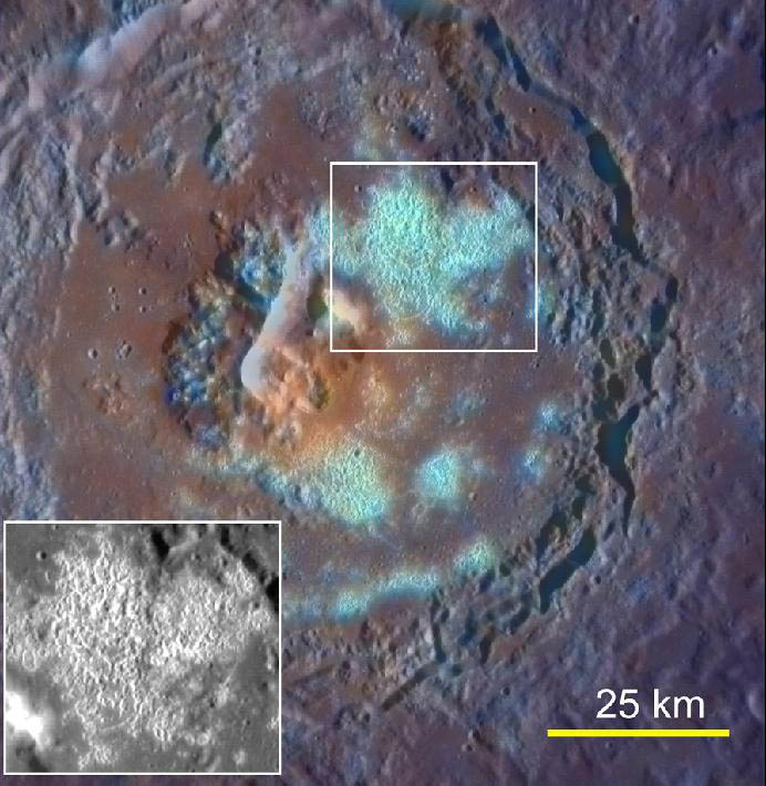 cratère Mercure Messenger