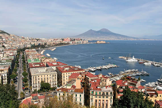 Baie de Naples Vesuve