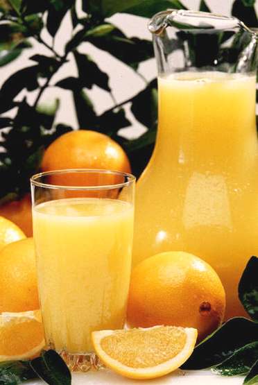 Oranges et jus d'orange - sources importantes en vitamine C