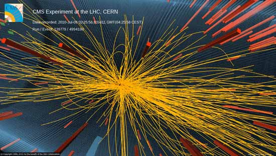 collision proton-proton à 7 TeV dans CMS 