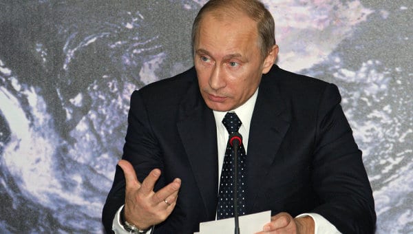 premier ministre russe Vladimir Poutine