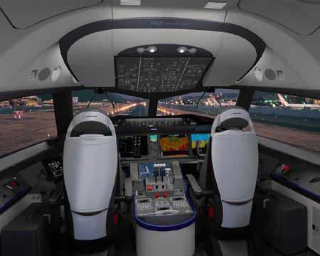 Boeing 787 cockpit