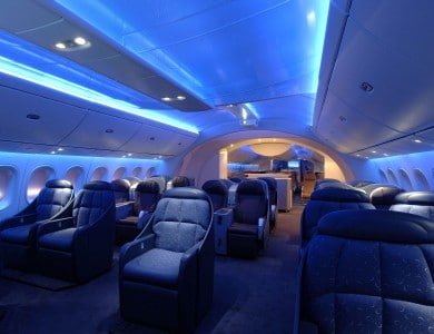 Intérieur du Boeing 787