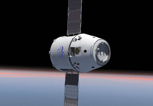 vaisseau spatial Dragon de SpaceX