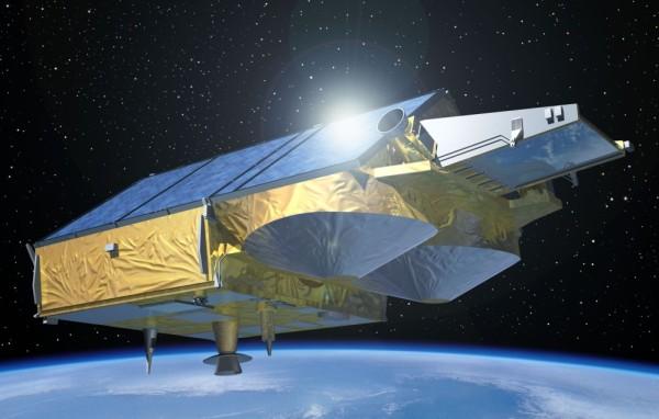 satellite CryoSat-2 in orbit 