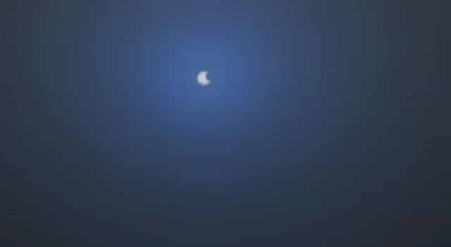 eclipse solaire phobos vu de la planète Mars