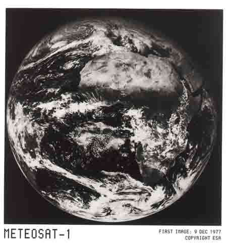 La première image Meteosat en 1977