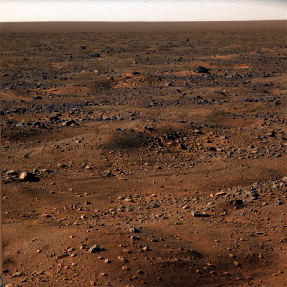 Mars planète rouge